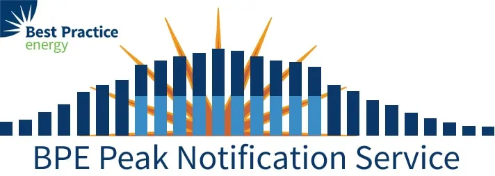 The official logo of the Best Practice Energy Peak Notification Service